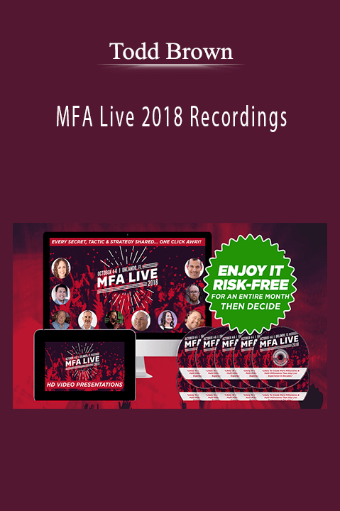 Todd Brown - MFA Live 2018 Recordings